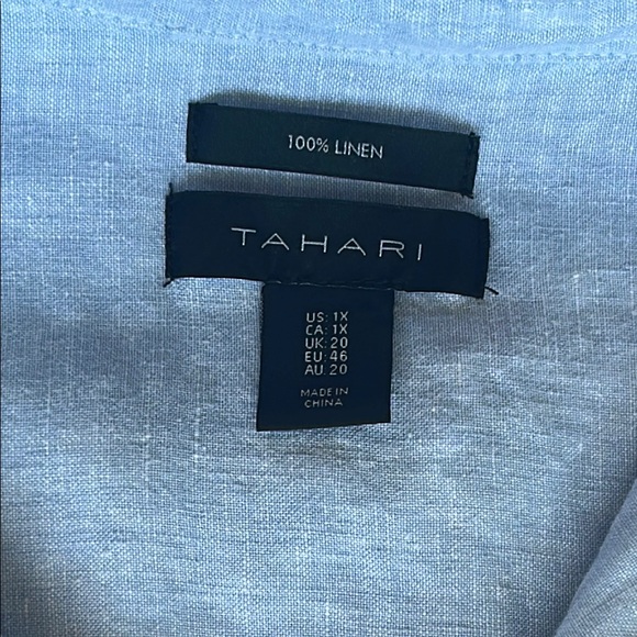 Beachy Blue Button-Up Shirt Dress - Picture 6 of 7